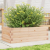 Donica ogrodowa, 70x40x23 cm, lite drewno sosnowe