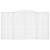 Kosze gabionowe, 20 szt, 400x50x220/240cm, galwanizowane żelazo