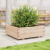 Donica ogrodowa, 70x70x26,5 cm, lite drewno sosnowe