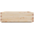 Donica ogrodowa, 80x80x26,5 cm, lite drewno sosnowe