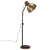 Lampa stojąca, 25 W, antyczny mosiądz, 30x30x100-150 cm, E27