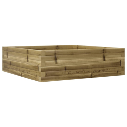 Donica ogrodowa, 80x80x23 cm, impregnowane drewno sosnowe