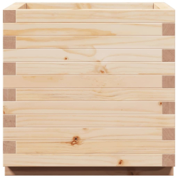 Donica ogrodowa, 50x50x49,5 cm, lite drewno sosnowe
