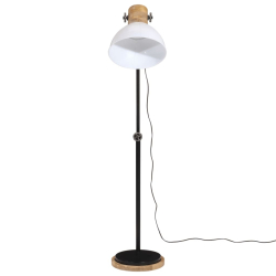 Lampa stojąca, 25 W, biała, 30x30x100-150 cm, E27