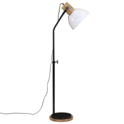 Lampa stojąca, 25 W, biała, 30x30x100-150 cm, E27