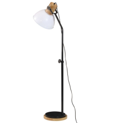 Lampa stojąca, 25 W, biała, 30x30x100-150 cm, E27