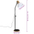 Lampa stojąca, 25 W, biała, 30x30x100-150 cm, E27