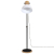 Lampa stojąca, 25 W, biała, 30x30x100-150 cm, E27
