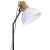 Lampa stojąca, 25 W, biała, 30x30x100-150 cm, E27