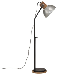 Lampa stojąca, 25 W, srebro vintage, 30x30x100-150 cm, E27