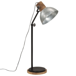 Lampa stojąca, 25 W, srebro vintage, 30x30x100-150 cm, E27