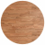 Stolik barowy, jasnobrązowy, Ø50x89,5 cm, lite drewno dębowe