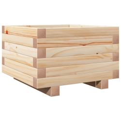 Donica ogrodowa, 40x40x26,5 cm, lite drewno sosnowe