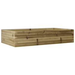 Donica ogrodowa, 110x60x23 cm, impregnowane drewno sosnowe
