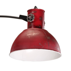 Lampa stojąca, 25 W, postarzany czerwony, 150 cm, E27