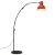 Lampa stojąca, 25 W, postarzany czerwony, 150 cm, E27