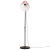 Lampa stojąca, 25 W, postarzany czerwony, 150 cm, E27