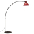 Lampa stojąca, 25 W, postarzany czerwony, 150 cm, E27