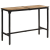 Stolik barowy, 150x55x107 cm, surowe lite drewno mango