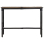 Stolik barowy, 150x55x107 cm, surowe lite drewno mango