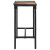 Stolik barowy, 150x55x107 cm, surowe lite drewno mango