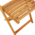 Składane krzesła ogrodowe, 4 szt., beżowe, lite drewno akacjowe