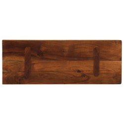 Blat stołu, 90x20x3,8 cm, prostokątny, lite drewno z odzysku