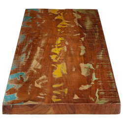 Blat stołu, 140x30x3,8 cm, prostokątny, lite drewno z odzysku