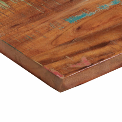 Blat stołu, 90x40x3,8 cm, prostokątny, lite drewno z odzysku