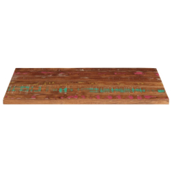 Blat stołu, 110x50x3,8 cm, prostokątny, lite drewno z odzysku