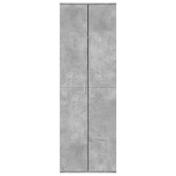 Wysoka szafka, szarość betonu, 60x35x180 cm