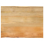 Blat stołu, 80x60x2,5 cm, naturalna krawędź, lite drewno mango