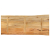 Blat stołu, 140x60x2,5 cm, naturalna krawędź, lite drewno mango
