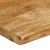 Blat stołu, 140x40x3,8 cm, naturalna krawędź, lite drewno mango
