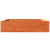 Donica ogrodowa, woskowy brąz, 100x100x23 cm, drewno sosnowe