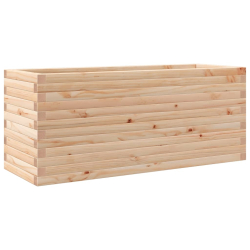 Donica ogrodowa, 110x40x45,5 cm, lite drewno sosnowe
