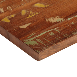 Blat stołu, 100x20x3,8 cm, prostokątny, lite drewno z odzysku