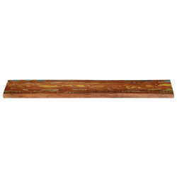 Blat stołu, 110x40x3,8 cm, prostokątny, lite drewno z odzysku