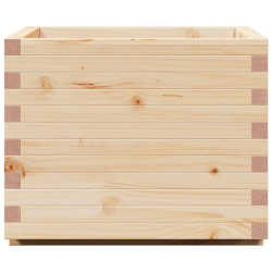 Donica ogrodowa, 60x60x49,5 cm, lite drewno sosnowe