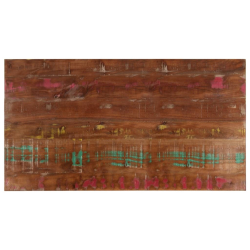 Blat stołu, 110x60x3,8 cm, prostokątny, lite drewno z odzysku