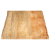 Blat stołu, 100x60x2,5 cm, naturalna krawędź, lite drewno mango