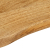 Blat stołu, 80x40x3,8 cm, naturalna krawędź, lite drewno mango
