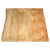 Blat stołu, 140x60x3,8 cm, naturalna krawędź, lite drewno mango