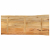 Blat stołu, 140x60x3,8 cm, naturalna krawędź, lite drewno mango