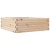 Donica ogrodowa, 70x70x23 cm, lite drewno sosnowe