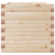 Donica ogrodowa, 50x50x45,5 cm, lite drewno sosnowe