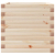 Donica ogrodowa, 50x50x45,5 cm, lite drewno sosnowe