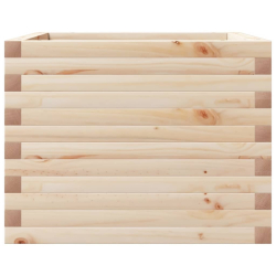 Donica ogrodowa, 60x60x45,5 cm, lite drewno sosnowe