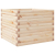 Donica ogrodowa, 60x60x45,5 cm, lite drewno sosnowe