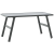 Stolik kawowy do ogrodu, czarny, 90x45x35 cm, malowana stal
